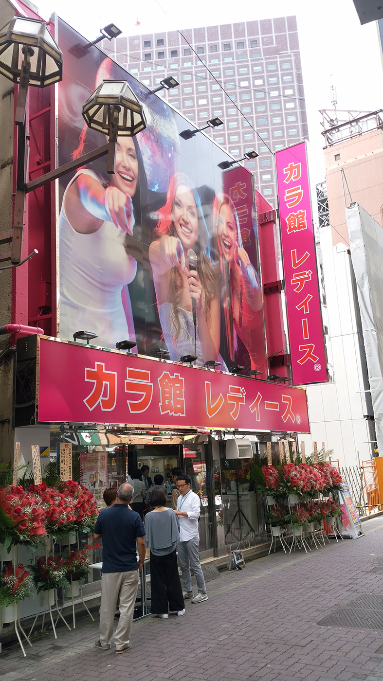 カラ館レディース歌舞伎町店様 看板工事 サイン Led 看板 ネオン 広告塔 施工 栃木県 ビルボテック